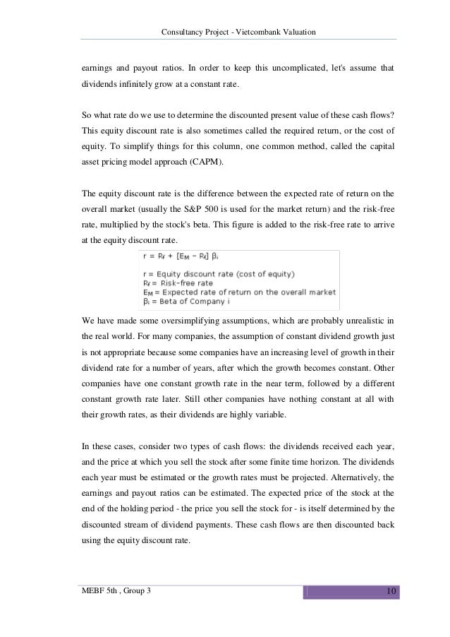 Master thesis banking and finance