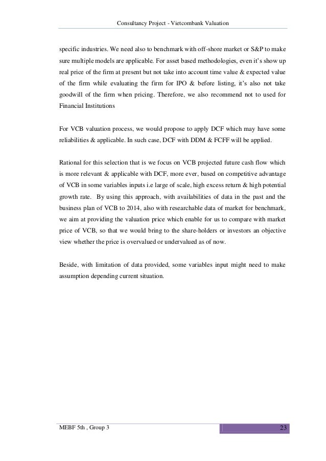Master thesis banking and finance
