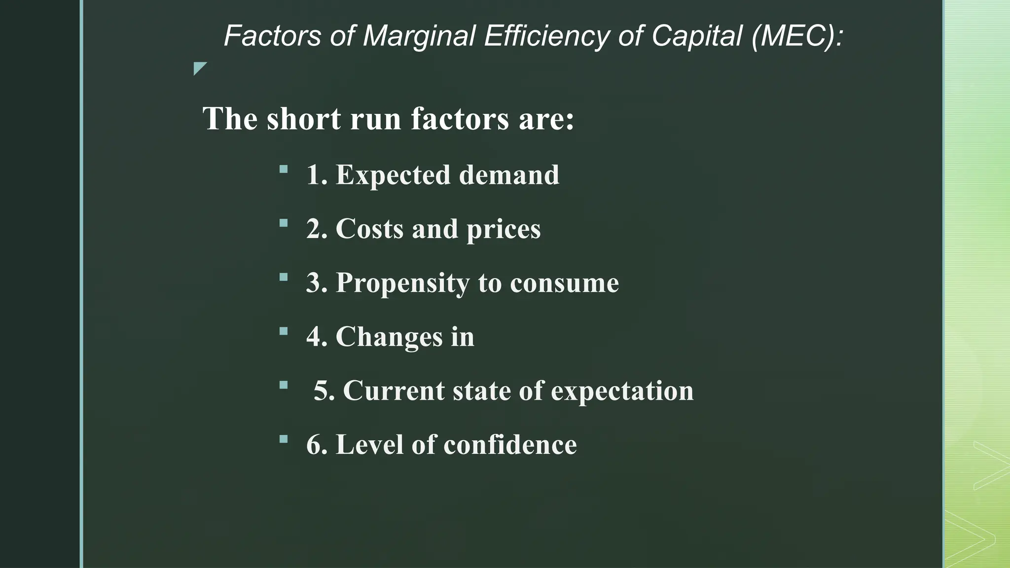 Marginal Efficiency of Capital (MEC) Meaning, Diagramatic Explanation ...