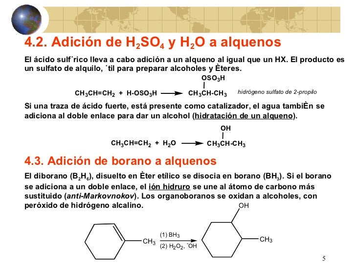 Adicion De Acido Sulfurico A Alquenos es.slideshare.net