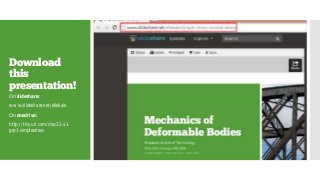 Download
this
presentation!
On slideshare:
www.slideshare.net/ellekaie
On onedrive:
http://tinyurl.com/mec32-a1-
grp1-simplestress
 