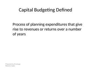 Comprehensive Guide to Capital Budgeting Techniques and Decision-Making ...