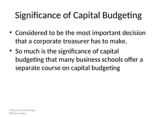 Comprehensive Guide to Capital Budgeting Techniques and Decision-Making ...