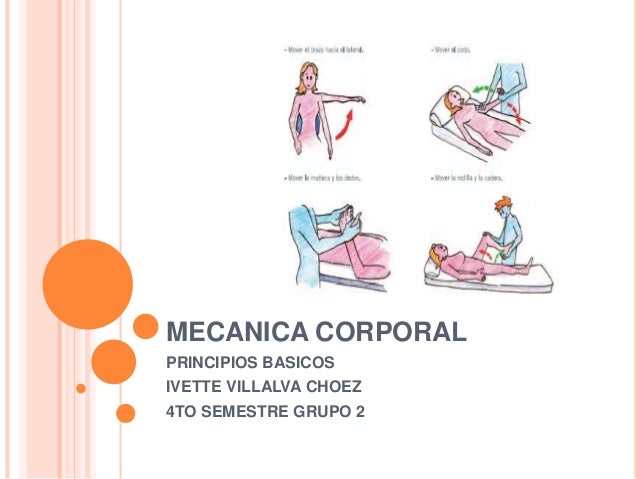 Mecanica corporal expo