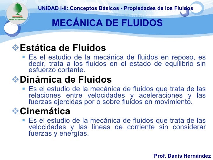Mecánica de Fluidos