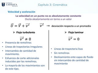 Capítulo 3: Cinemática
Velocidad y aceleración
 