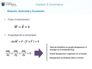Capítulo 3: Cinemática
Rotación, Vorticidad y Circulación
 