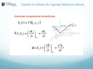 Capítulo 4: Enfoque de Lagrange (Mecánica clásica)
 