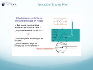 Aplicación: Tubo de Pitot
 
