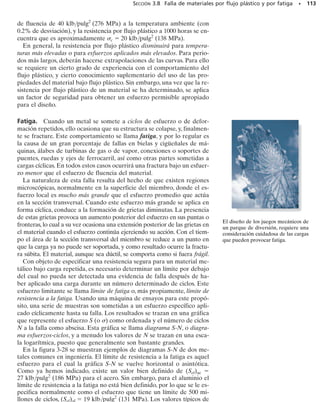 PROBLEMAS • 105
3-18. Se muestra el diagrama - de un haz de fibra co-
lágena de la que se compone un tendón humano. Si
un segmento del tendón de Aquiles en A tiene una lon-
gitud de 6.5 pulg y un área transversal aproximada de
0.229 pulg2
, determine su alargamiento si el pie soporta
una carga de 125 lb, que causa una tensión en el tendón
de 343.75 lb.
125 lb
σ (klb/pulg2)
(pulg/pulg)
0.05 0.10
4.50
3.75
3.00
2.25
1.50
0.75
A
Prob. 3-18
P
C
B
A
3 pies
4 pies
P
C
B
A
3 pies
4 pies
(pulg/pulg)
∋
(klb/pulg2)
σ
5
0
10
15
20
25
0.80
0.60
0.40
0.20
0
tensión
compresión
(pulg/pulg)
∋
(klb/pulg2)
σ
5
0
10
15
20
25
0.80
0.60
0.40
0.20
0
tensión
compresión
Prob. 3-20
Prob. 3-19
Prob. 3-19
3-19. Las dos barras están hechas de poliestireno, que
tiene el diagrama de esfuerzo-deformación unitaria mos-
trado. Si el área transversal de la barra AB es de 1.5 pulg2
y el de la BC es de 4 pulg2
, determine la fuerza P máxima
que puede soportarse antes de que uno de los miembros
se rompa. Suponga que no ocurre ningún pandeo.
*3-20. Las dos barras están hechas de poliestireno, que
tiene el diagrama de esfuerzo-deformación unitaria mos-
trado. Determine el área transversal de cada barra de ma-
nera que las barras se rompen simultáneamente cuando
la carga P  3 klb. Suponga que no se presenta ningún
pandeo.
 