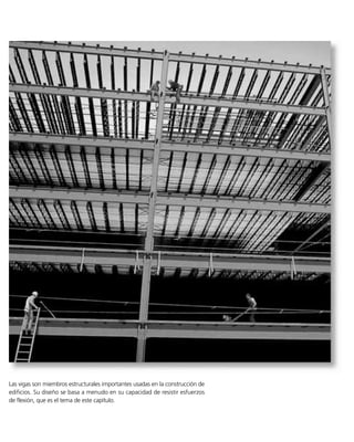 240 • CAPÍTULO 5 Torsión
240 • CAPÍTULO 5 Torsión
5-102. Se aplica un par de torsión de 2 klb pulg al tubo
que tiene un espesor de 0.1 pulg en su pared. Determine
el esfuerzo cortante promedio en el tubo.
240 • CAPÍTULO 5 Torsión
5-103. El tubo está hecho de plástico,su pared es de 5 mm
de espesor y tiene las dimensiones medias mostradas. De-
termine el esfuerzo cortante promedio en los puntos A y
B cuando está sometido al par de torsión T  5 N  m.
Muestre el esfuerzo cortante sobre elementos de volumen
localizados en esos puntos.
5-105. El tubo está hecho de plástico, tiene 5 mm de es-
pesor y las dimensiones medias son las mostradas. Deter-
mine el esfuerzo cortante promedio en los puntos A y
B cuando el tubo está sometido al par de torsión T 
500 N  m. Muestre el esfuerzo cortante sobre elementos
de volumen localizados en esos puntos.Desprecie las con-
centraciones de esfuerzos en las esquinas.
*5-104. El tubo de acero tiene una sección transversal
elíptica con las dimensiones medias mostradas y un espe-
sor constante t  0.2 pulg. Si el esfuerzo cortante permisi-
ble es 
perm  8 klb/pulg2
y el tubo debe resistir un par de
torsión T  250 lbpie, determine la dimensión b necesa-
ria. El área media de la elipse es Am  b(0.5b).
2 pulg
2 pulg
1.90 pulg
Prob. 5-102
b
0.5b
250 lbpie
Prob. 5-104
A
30 mm
T
40 mm
40 mm
50 mm
60 mm
B
Prob. 5-103
B
A
T
50 mm
50 mm
30 mm
30 mm
20 mm
20 mm
Prob. 5-105
05-Hibbeler 30/8/56 10:59 AM Página 240
 