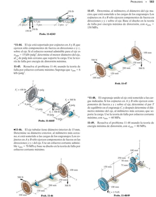 E J E M P L O 10.2
Un elemento diferencial de material en un punto está sometido a un
estado de deformación unitaria plana, definido por x   