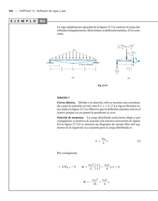 E J E M P L O 10.4
El estado de deformación unitaria plana en un punto se representa con
los componentes x  250(10 