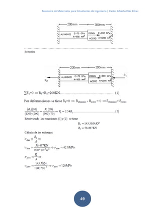 Mecánica de Materiales para Estudiantes de Ingeniería | Carlos Alberto Díaz Pérez
49
 