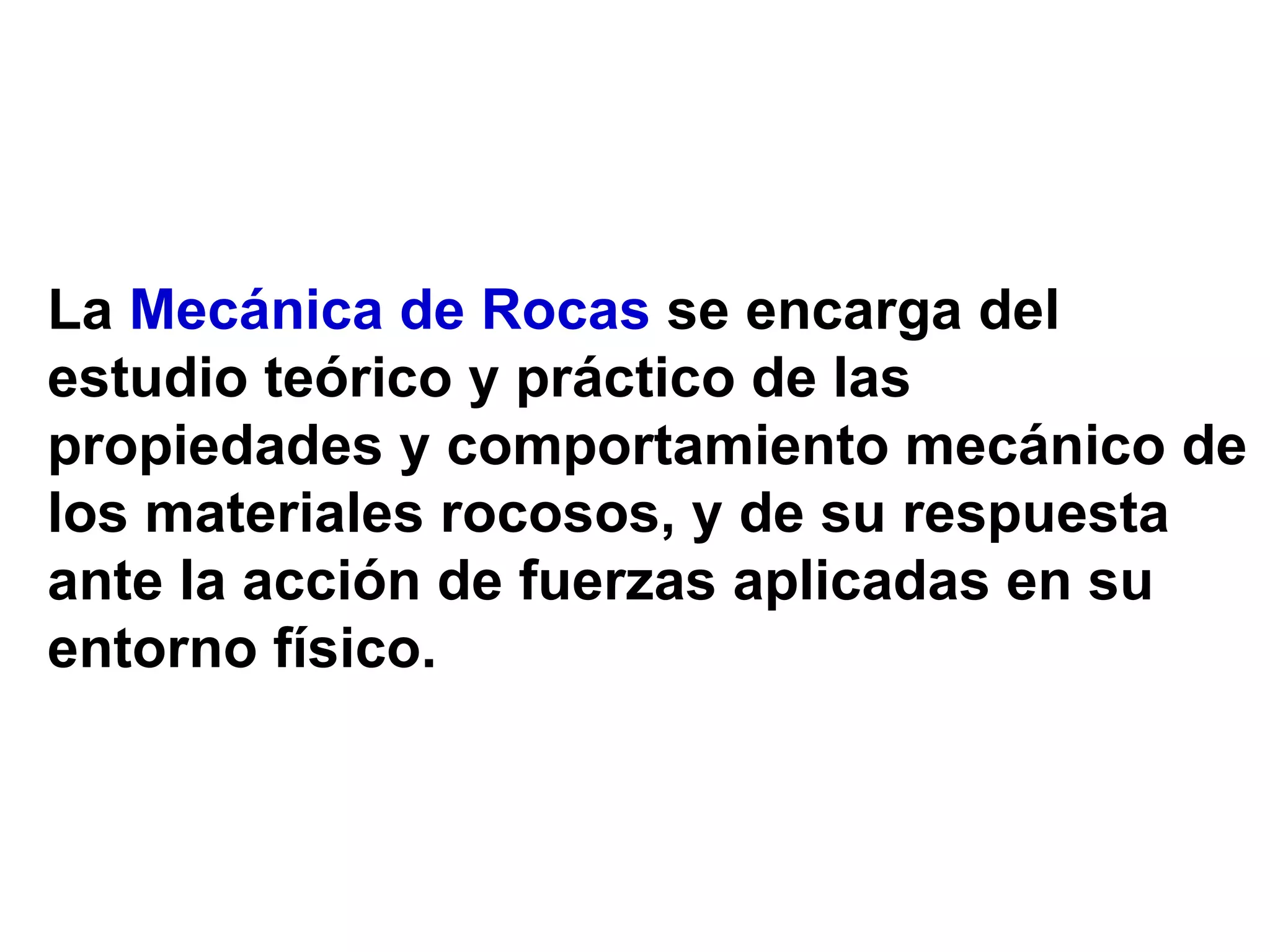 Mecanica de rocas
