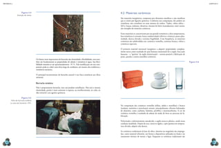 CAPÍTULO 4
MECâNICA 2
82 83
Os fatores mais importantes da borracha são elasticidade e lexibilidade, mas tam-
bém são fundamentais as propriedades de adesão e resistência à água. Sua lexi-
bilidade mantém-se até aproximadamente −55 °C. Pela modiicação em sua com-
posição pode-se cobrir uma faixa larga de condições, até mesmo alta resiliência e
resistência mecânica.
O principal inconveniente da borracha natural é sua fraca resistência aos óleos
minerais.
Borracha sintética
Não é propriamente borracha, mas um produto semelhante. Não tem a mesma
elasticidade, porém é mais resistente à ruptura, ao envelhecimento, ao calor, ao
óleo mineral e aos agentes químicos.
Figura 4.4
extração de resina.
Figura 4.5
folha de borracha sintética
na usina de goodrich, 1941.
4.2 Materiais cerâmicos
São materiais inorgânicos, compostos por elementos metálicos e não metálicos
que se unem por ligações químicas. Conforme essa composição, eles podem ser
cristalinos, não cristalinos ou uma mistura de ambos. Tijolos, vidros (sílica –
SiO2), louças, isolantes, abrasivos, titanato de bário (transdutores), entre outros,
são exemplos de materiais cerâmicos.
Esses materiais se caracterizam por sua grande resistência a altas temperaturas,
boa resistência à corrosão, baixa condutividade (elétrica e térmica), pouca plas-
ticidade, dureza elevada e extrema fragilidade. Com frequência, os materiais
cerâmicos são subdivididos em: cerâmica vermelha, cerâmica branca, vidros e
cerâmicas especiais.
O primeiro material estrutural inorgânico a adquirir propriedades completa-
mente novas como resultado de ação humana intencional foi a argila. Essa ação
humana – a “queima” da argila (sinterização) – tornou possível a fabricação de
potes, panelas e outros utensílios cerâmicos.
Na composição das cerâmicas vermelha (telhas, tijolos e manilhas) e branca
(azulejos, sanitários e porcelanas) entram, principalmente, silicatos hidratados
de alumínio, como caulinita, haloisita, piroilita e montmorilonita. A cor da
cerâmica vermelha é resultado da adição de óxido de ferro ao processo de fa-
bricação.
Pulverizada e suicientemente umedecida, a argila torna-se plástica, sendo nessa
condição modelada. Depois de seca, torna-se rígida e, após queima em tempera-
tura elevada, adquire alta dureza.
As cerâmicas tradicionais (à base de sílica, alumina ou magnésia) são emprega-
das, como material refratário, em fornos e dispositivos utilizados na fusão e no
tratamento térmico de metais e ligas. Enquanto as cerâmicas tradicionais são
Figura 4.6
r-P/KinO.COm.Br
COurtesY
everett
COlleCtiOn
WinDu/sHutterstOCK
gaYvOrOnsKaYa
Yana/sHutterstOCK
serg64/sHutterstOCK
 