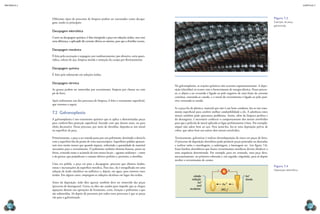 CAPÍTULO 7
MECâNICA 2
116 117
Na galvanoplastia, as reações químicas não ocorrem espontaneamente. A depo-
sição (eletrólise) só ocorre com o fornecimento de energia elétrica. Nesse proces-
so, o objeto a ser revestido é ligado ao polo negativo de uma fonte de corrente
contínua, tornando-se catodo, e o metal do revestimento é ligado ao polo posi-
tivo, tornando-se anodo.
Se a peça for de plástico, material que não é um bom condutor, faz-se um trata-
mento supericial para conferir melhor condutibilidade a ela. A aderência entre
metais também pode apresentar problemas. Assim, além da limpeza perfeita e
do desengraxe, é necessário conhecer o comportamento dos metais envolvidos
para que a película de metal aplicada se ligue perfeitamente à base. Por exemplo,
níquel não adere bem ao aço. Para juntá-los, faz-se uma deposição prévia de
cobre, que adere bem aos outros dois metais envolvidos.
Tecnicamente, galvanizar é realizar eletrodeposição de zinco em peças de ferro.
O processo de deposição eletrolítica pode produzir peças prateadas ou douradas
e realizar nelas a estanhagem, a cadmiagem, a latonagem etc. (ver igura 7.4).
Esses banhos eletrolíticos que fazem revestimentos metálicos devem obedecer a
uma sequência determinada. Por exemplo, para ser cromada, uma peça deve,
necessariamente, ser primeiro cobreada e, em seguida, niquelada, para só depois
receber o revestimento de cromo.
Figura 7.3
exemplo de peça
galvanizada.
– +
G
cátodo
redução
Auº
anel
recoberto
Auº
ânodo
Au+
(NO3
)–
Figura 7.4
Deposição eletrolítica.
Diferentes tipos de processos de limpeza podem ser executados como decapa-
gem, sendo os principais:
Decapagem eletrolítica
Como na decapagem química, é feita imergindo a peça em soluções ácidas, mas com
uma diferença: a aplicação de corrente elétrica ao sistema, para que a eletrólise ocorra.
Decapagem mecânica
É feita pela escovação e raspagem, por tamboreamento, jato abrasivo, areia quart-
zídica, esferas de aço, limpeza úmida e remoção da carepa por lexionamento.
Decapagem química
É feita pela submersão em soluções ácidas.
Decapagem térmica
As graxas podem ser removidas por recozimento, limpeza por chama ou com
pó de ferro.
Após utilizarmos um dos processos de limpeza, é feito o tratamento supericial,
que veremos a seguir.
7.2 Galvanoplastia
A galvanoplastia é um tratamento químico que se aplica a determinadas peças
para conferir-lhes proteção supericial, fazendo com que durem mais, ou para
efeito decorativo. Nesse processo, por meio de eletrólise, deposita-se um metal
na superfície da peça.
Primeiramente, a peça a ser tratada passa por um polimento, destinado a deixá-la
com a superfície lisa do ponto de vista macroscópico. Superfícies polidas apresen-
tam área muito menor que quando ásperas, reduzindo a quantidade de material
necessário para o revestimento. O polimento também elimina issuras, poros ou
frisos, evitando tanto o acúmulo de íons nesses locais – agentes oxidantes – como
o de graxas, que prejudicam o contato elétrico perfeito e, portanto, a eletrólise.
Uma vez polida, a peça vai para a decapagem, processo que elimina óxidos,
tintas e incrustações da superfície metálica. Para isso, ela é mergulhada em uma
solução de ácido clorídrico ou sulfúrico e, depois, em água, para remover esses
ácidos. Em alguns casos, empregam-se soluções alcalinas em lugar das ácidas.
Antes da deposição, todo óleo (graxa) também deve ser removido das peças
(processo de desengraxe). Graxa ou óleo são usados para impedir que as chapas
aqueçam demais nas operações de lixamento, corte, furação e polimento a que
são submetidas. Só depois de passarem por todos esses processos é que as peças
vão para a galvanização.
reDav
/sHutterstOCK
 