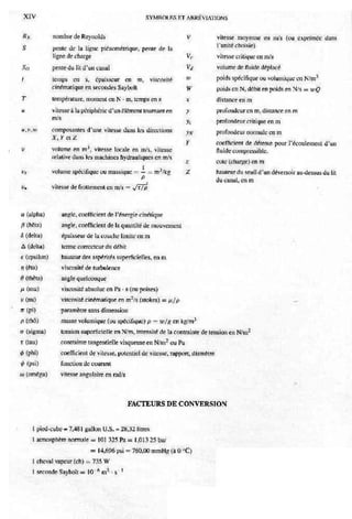 Mecanique des fluides et hydraulique bis