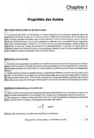 Mecanique des fluides et hydraulique bis