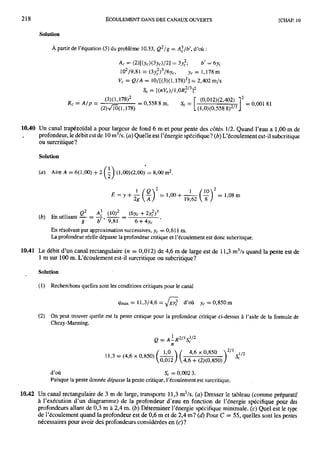 Mecanique des fluides et hydraulique bis