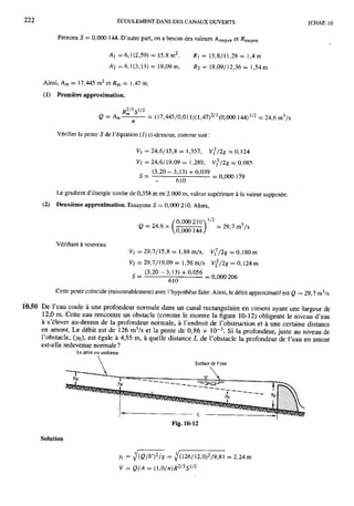 Mecanique des fluides et hydraulique bis