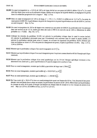 Mecanique des fluides et hydraulique bis