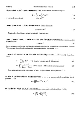 Mecanique des fluides et hydraulique bis