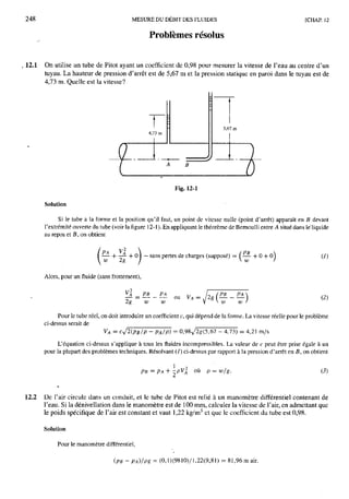 Mecanique des fluides et hydraulique bis