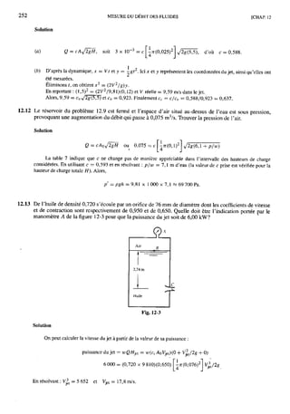 Mecanique des fluides et hydraulique bis