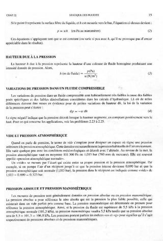 Mecanique des fluides et hydraulique bis