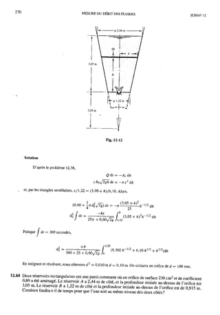 Mecanique des fluides et hydraulique bis