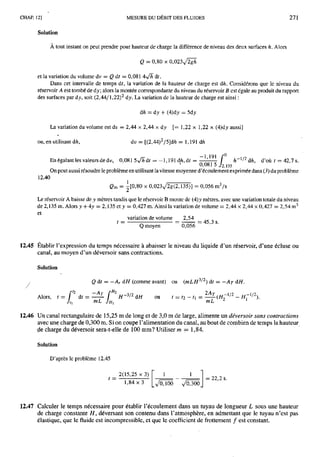 Mecanique des fluides et hydraulique bis