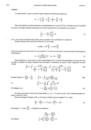 Mecanique des fluides et hydraulique bis