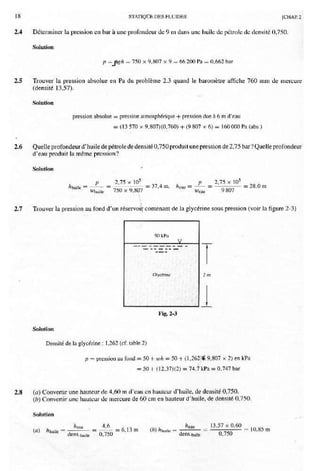 Mecanique des fluides et hydraulique bis