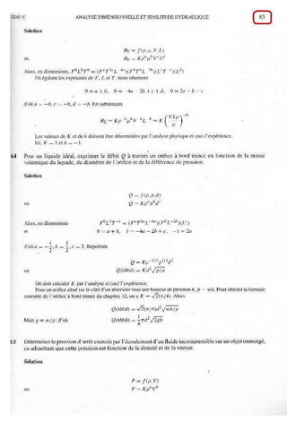 Mecanique des fluides et hydraulique bis