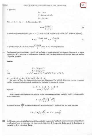 Mecanique des fluides et hydraulique bis