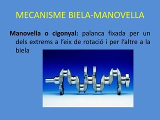 LLEVES I EXCÈNTRIQUESLleva: peça en forma de disc que té a la periferia un perfil determinat amb la finalitat que l’element accionat faci un moviment alternatiu periodic