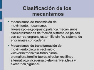 mecanismos