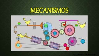 MECANISMOS
Ing. Alfonso A. Hernández C.
 