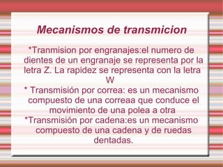 Mecanismos y Maquinas