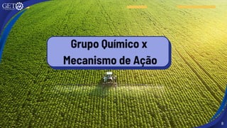 8
Grupo Químico x
Mecanismo de Ação
 