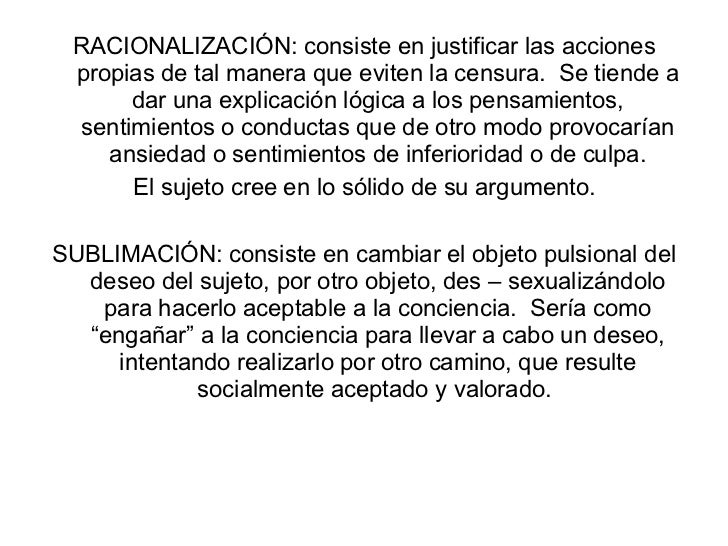Mecanismos De Defensa