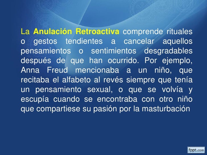 Mecanismos de defensa