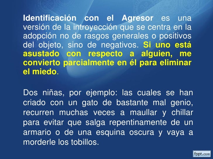 Mecanismos de defensa