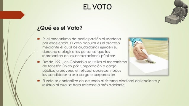 Mecanismos De Participación Ciudadana - Colombia