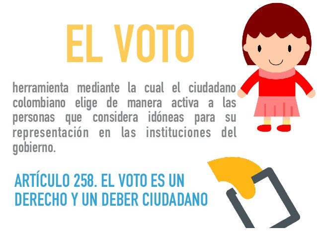 Resultado de imagen para imagenes voto gobierno de colombia