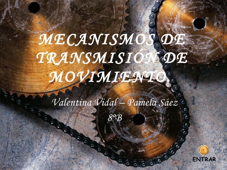 Mecanismos De TransmisióN De Movimiento