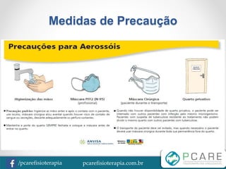 pcarefisioterapia.com.br/pcarefisioterapia
Medidas de Precaução
 