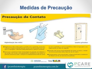pcarefisioterapia.com.br/pcarefisioterapia
Medidas de Precaução
 