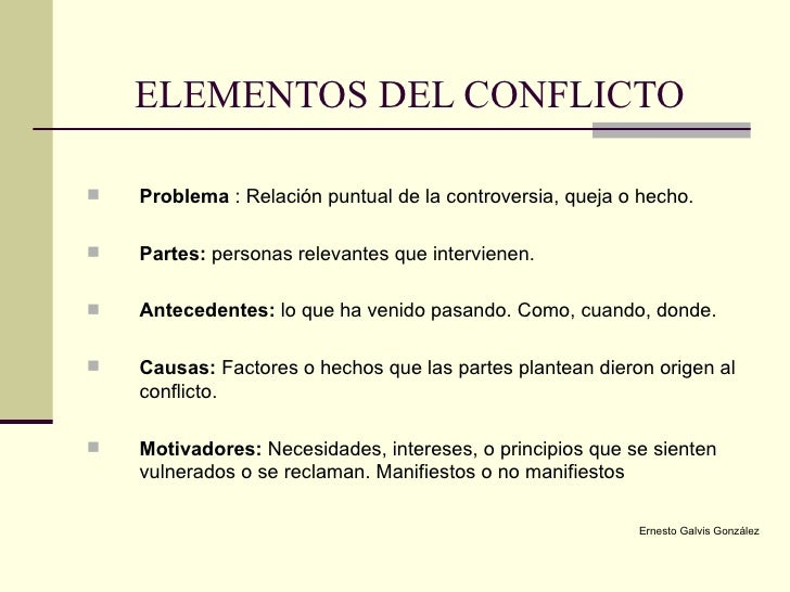 Mecanismos En La Resolucion De Conflictos